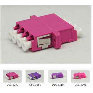 Quality Data Center ABS PC LC OM4 Fiber Optic Adapter for sale