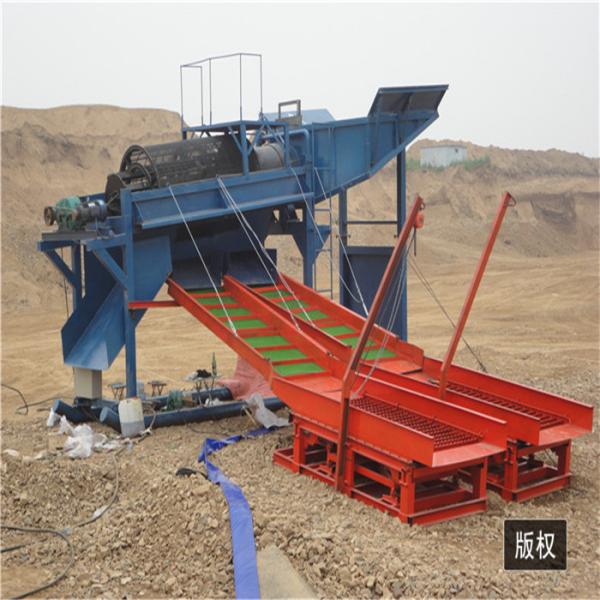 400tph gold mining washing equipment big scale trommel gold processing plant machine