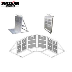 China Easy Assemble Aluminum Concert Crowd Control Barriers Outdoor Show on sale