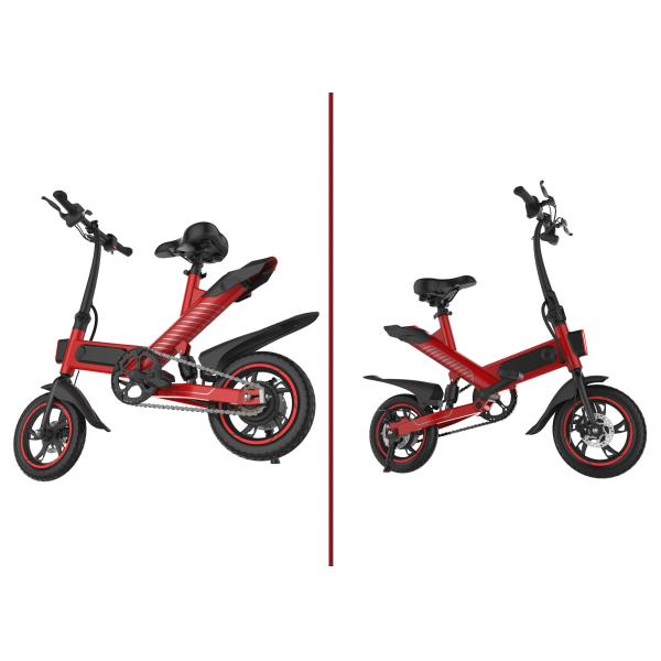 Buy Aluminium Alloy Folding Electric Bicycle Speed 25 - 40 Km / H Mechanical Disc Brake at wholesale prices