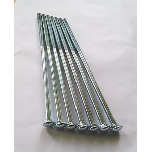3/8*10" Carriage Bolt,Zinc plating, Rohs
