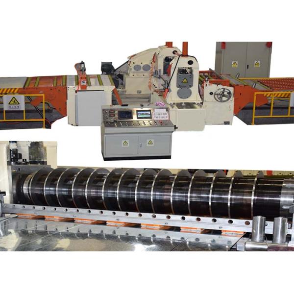 Automatic Stainless Steel Steel Coil Slitting Line High Precision PLC Control