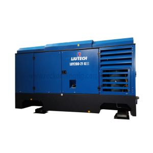 Diesel Engine Driven Portable Screw Air Compressor Atlas Diesel Easy Operation