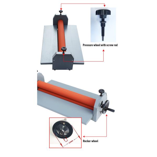 Rubber Rollers Desktop Cold Lamination Machine for Max Laminating Width 700mm Lamination