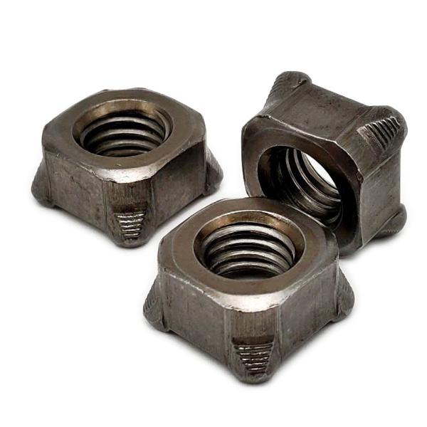 Buy JIS B1196 SS304 316 M4 TO M12 Square Weld Nuts at wholesale prices