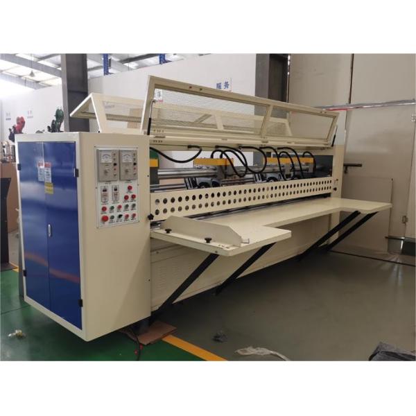 Electric Regulating Heavy Duty Slitter Scorer Machine Eight Shaft Type With Pre-Creaser