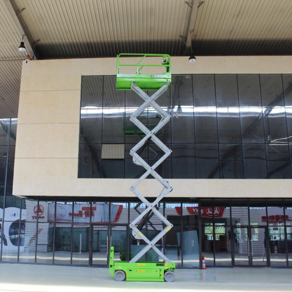 Electric height 12m and 320kg capacity scissor sky Lift Platform for construction