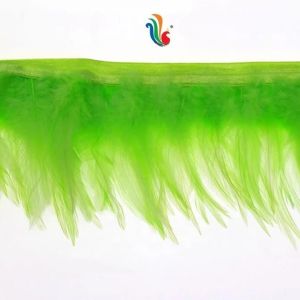 Quality Upgrade Your Crafts with Satin Ribbon Tapes and 4-6 Inch Saddle Heckle Feather Fringe for sale