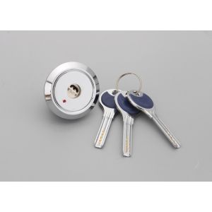 Chrome Finish Pin Tumbler Lock Curved Cylinder Long Working Life Span