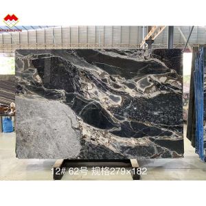 China Hot Ocean White/Black Marble Wall and Flooring Tile Design Book Match Marble Elephant White Slab on sale