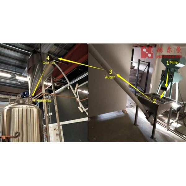 60bbl Commercial Beer Brewing Equipment For Industrial Beer Plant