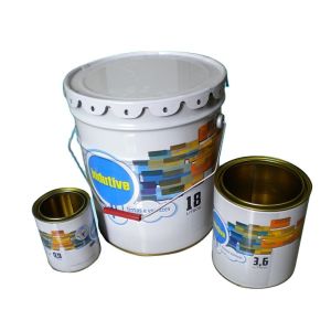 4C Offset Printing Paint Pail Bucket 18L Empty Steel Drums