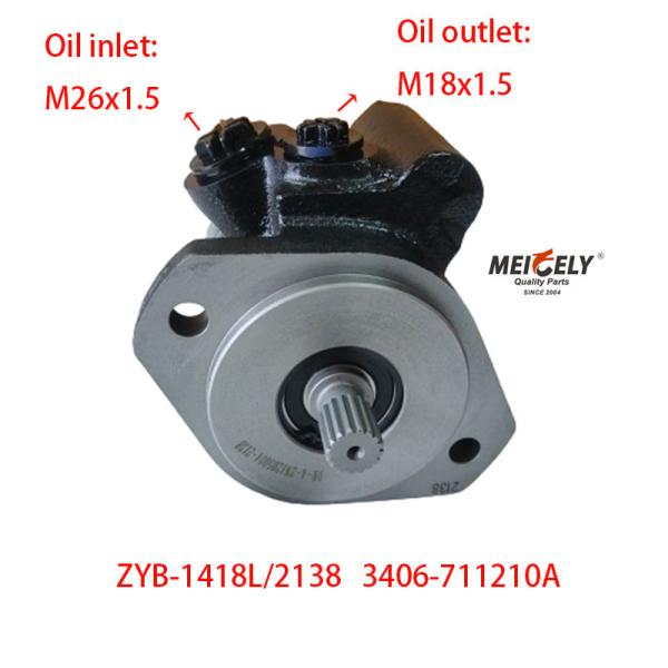 ZYB-1418L/2138 Power Steering Pump For Hongyan Heavy Trucks