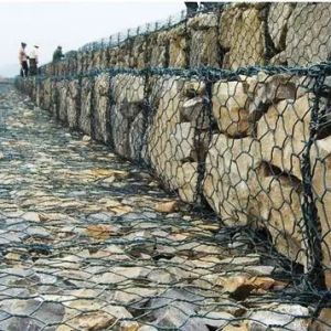 Marine Seawall Protection 2x1x1m Galvanized Gabion Basket High Durability