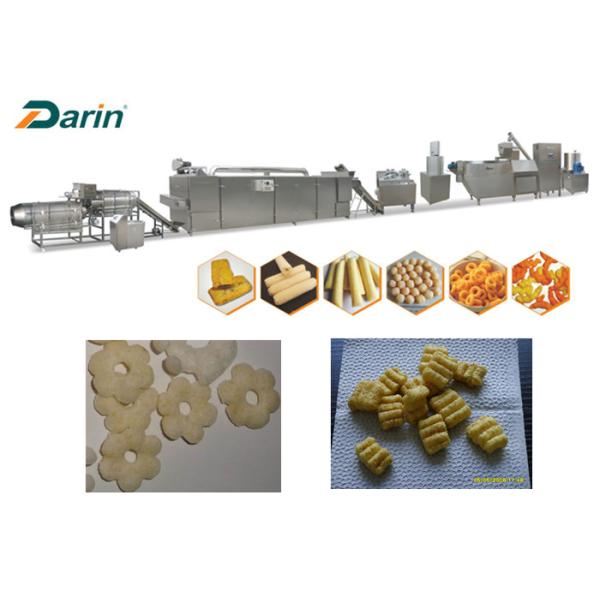 Buy Durable Puff Snack Machine , Food Corn Puff Snacks Making Line CE Passed at wholesale prices
