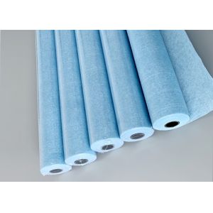 Polycellulose Automatic Blanket Wash Cloth , Spunlace Nonwoven Fabric Roll