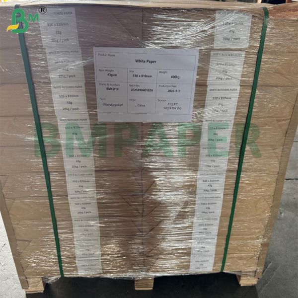 43g News Print Paper For White Butchers Packaging, Writing Paper 510mm x 810mm 43g News Print Paper For White Butchers Packaging, Writing Paper 510mm x 810mm