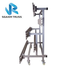 Strong Convenient Aluminum Stadium Bleachers With Wheels Easy To Assemble