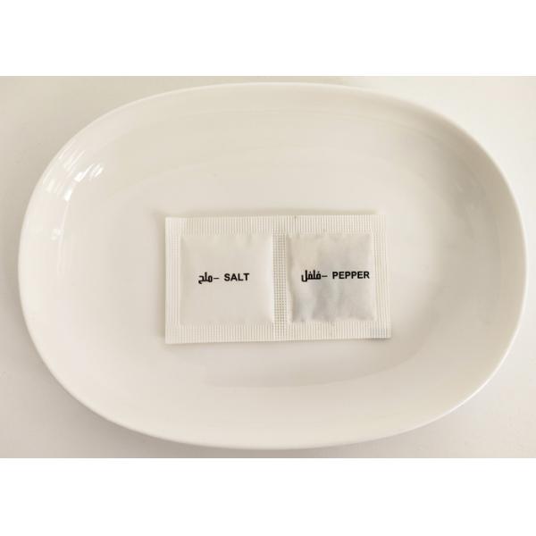 Customizable Salt and Pepper Single use condiment packets for Fresh Seasoning