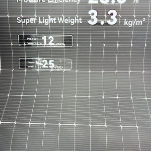 Customized Portable Flexible PV Panels 580W Soft Solar Panels For RV