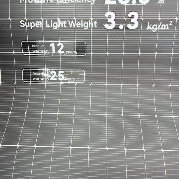 Buy Customized Portable Flexible PV Panels 580W Soft Solar Panels For RV at wholesale prices