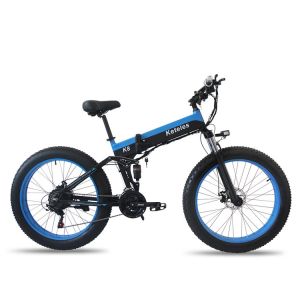12.5mps 26 Inch Fat Tire Electric Bike Brushless Geared With 13AH Battery