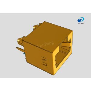 RJ45 jack cat.5 THT vertical