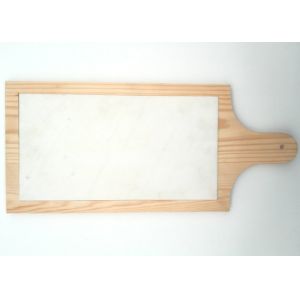 Easy Cleaning White Marble Placemats Convenient For Fruit / Vegetable