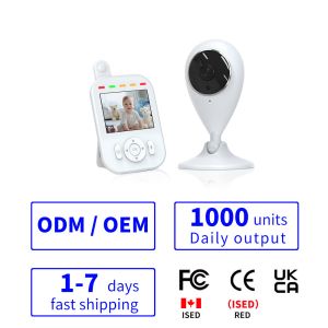 0.465kG Wireless Baby Care System Video Babyphone Audio Transmission Half Duplex