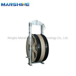 1160mm Large Diameter Stringing Block With Nylon Sheave Lifting Cable Pulley
