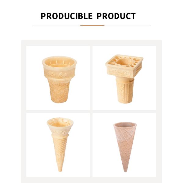 Automatic Wafer Cone Production Line Wafer Food Production Equipment