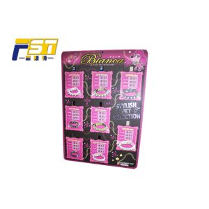 CMYK Printing Various Shape Cardboard Side Wing Display With Fine Workmanship