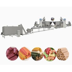 Food Grade Dog Food Extruder Dental Care Snacks Extruding Line