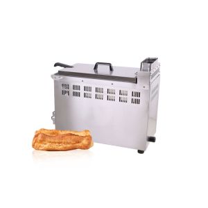 Stainless steel corn dog chicken deep fryer single tanks