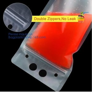 Biodegradable Liquid Packaging Leakage Proof Pouch Custom Printed Stand Up