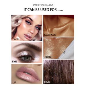 MSDS Makeup Shimmer High Gloss Powder For Face Eyes Lips Hair Body