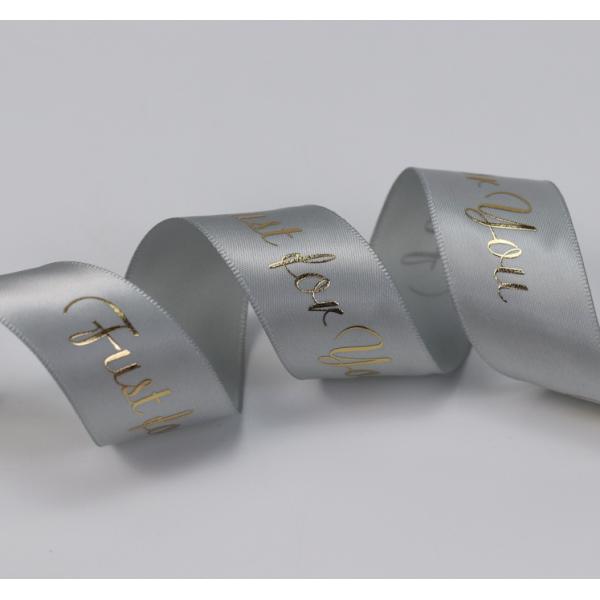 Printing Bouquet Flower Polyester Grosgrain Ribbon Cake Handmade DIY Satin Ribbon