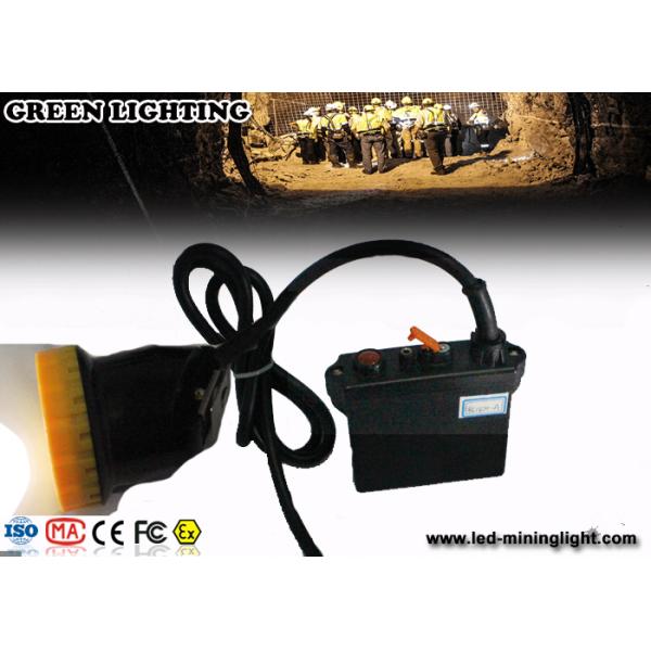 50000 Lux Strong Brightness Waterproof Rechargeable Led Hard Hat Light Hunting With Li - Ion Battery