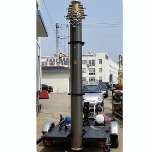 25m Lockable Pneumatic Telescoping Mast 200kg payloads NR4200-25000-200L for