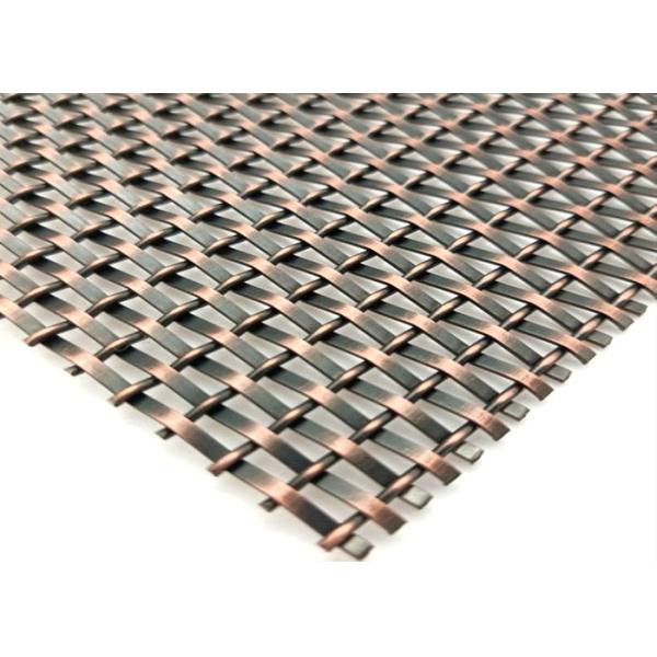 Buy SS304 Woven Decorative Wire Mesh Facades 80mm at wholesale prices