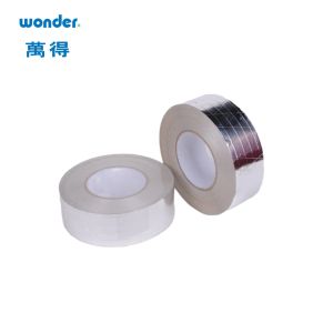 Bopp Heat Resistant Aluminum Foil Tape Roll 48mm Width Packaging
