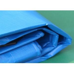 Blue Geosynthetic Fabric PE Tarpaulins 200GSM For Truck Cover