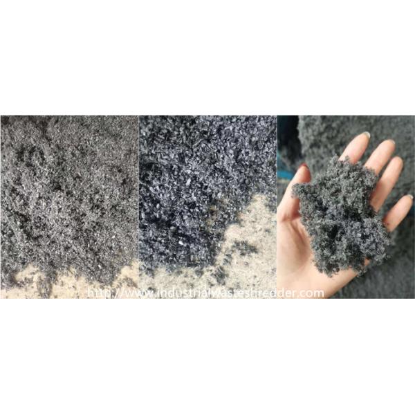 Automotive Polyurethane Industrial Waste Shredder With Twisted Rotary Blades