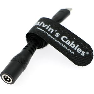 Alvin's Cables 2.1mm DC Female to Micro USB Converter Adapter Power Cable 10cm|