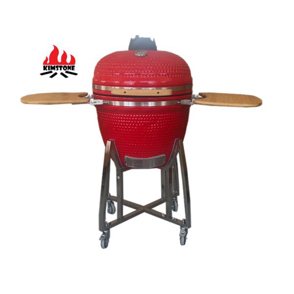 KAMADO 23.5 Inch Kamodo BBQ Asado Keramik Meat Grill Chinese Wholesale 2023 Outdoor Ceramic Barbecue Kamado