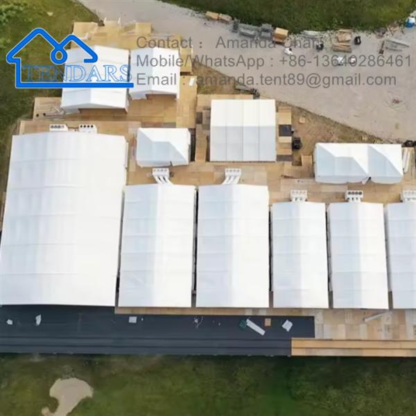 Aluminium Frame White Fire Retardant Industrial Storage Warehouse Tent Canopy Tent