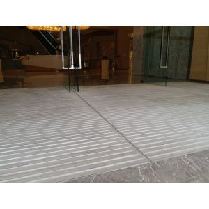 Grey Closed Structure Luxury Entrance Matting Buffed Rubber wipers