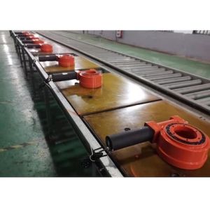Movable Gantry Crane SE12 Hydraulic Slew Drive Hourglass Worm Shaft