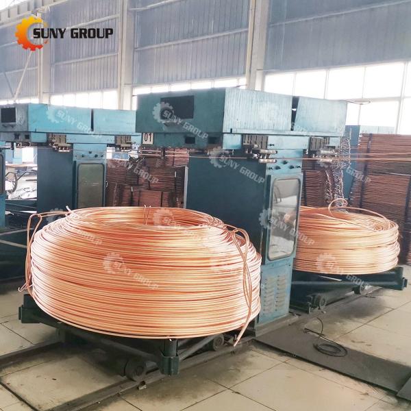 Buy Oxygen-Free Copper Rod Upcast Machine Horizontal Brass Rod Continuous Casting Machine at wholesale prices