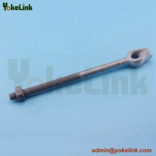 Buy Hot dipped galvanized angled thimble eye bolt at wholesale prices